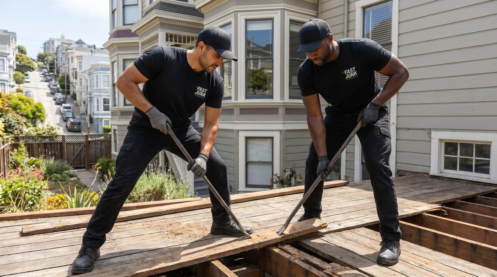Deck removal San Francisco and San Mateo County