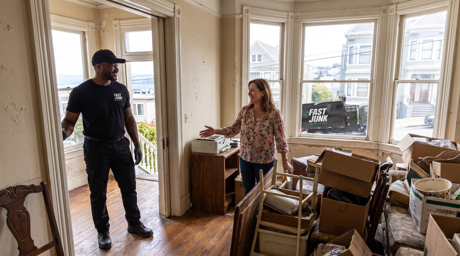Dining set removal San Francisco and San Mateo County